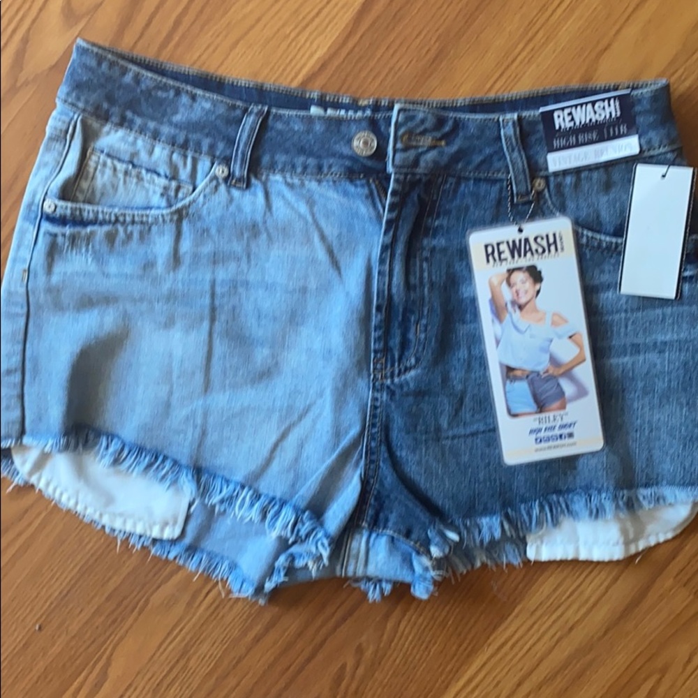 Denim shorts light/dark blue